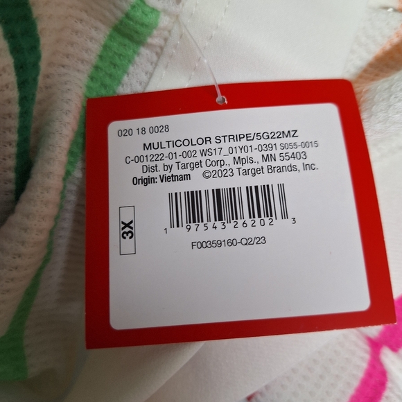 NEW! Women's Rainbow Striped Thermal Pajama Jogger Pants - Wondershop - Picture 7 of 7